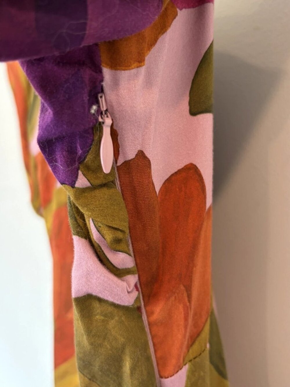 Anthropologie Farm Rio Puff-Sleeve Square-Neck Slim Mini Dress size XXS Tropical - Picture 11 of 16